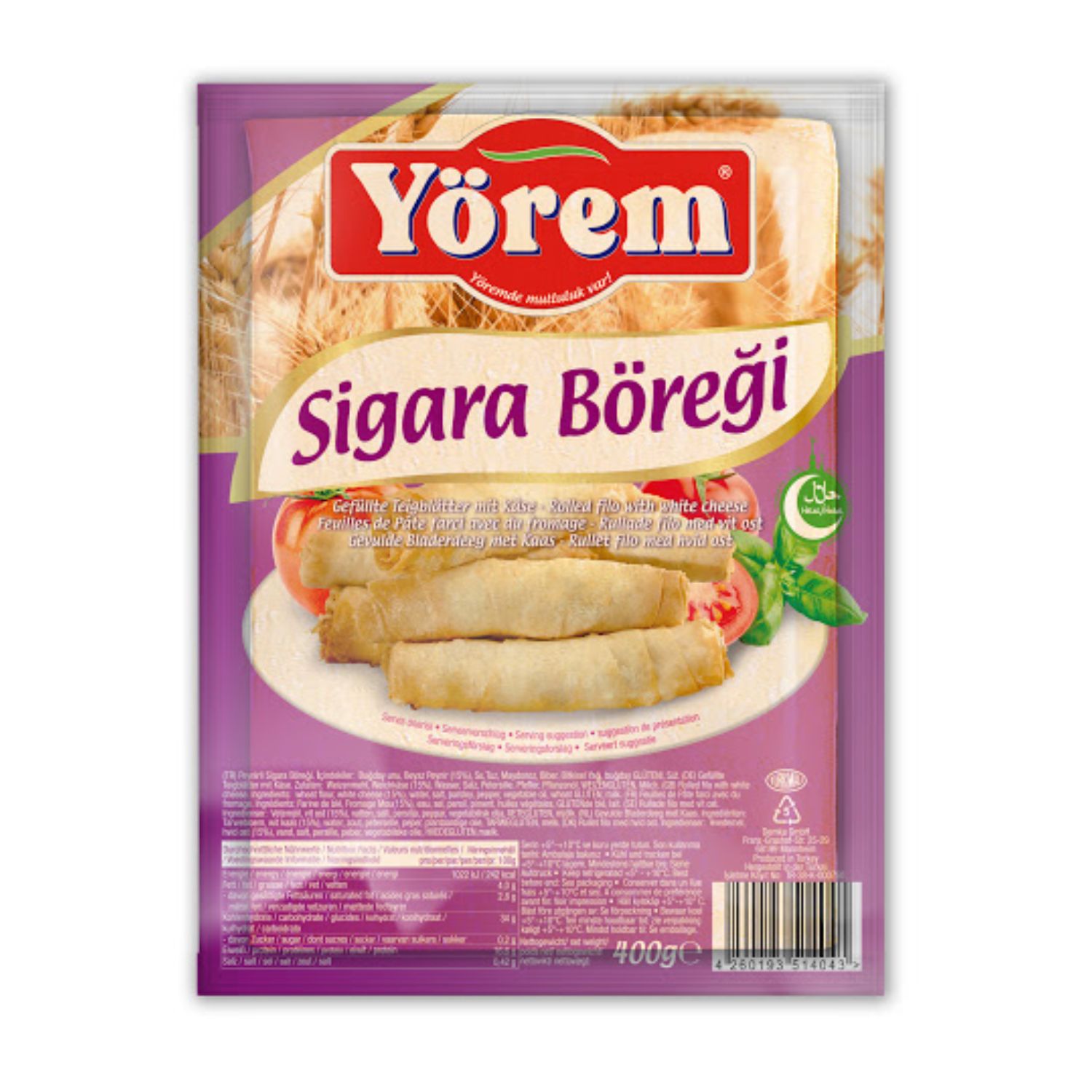 Yorem Sigara Boregi 400g